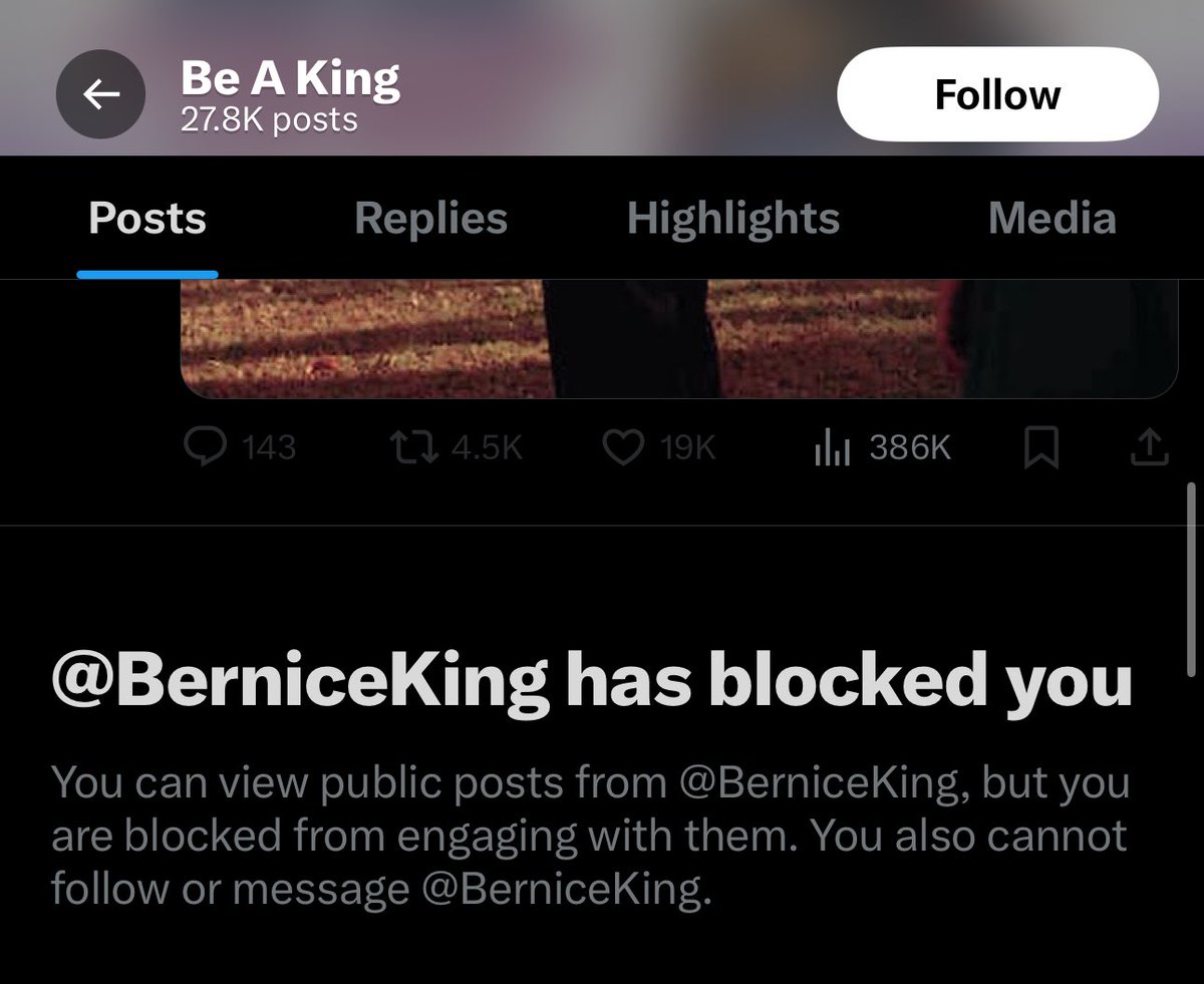 UnsatiatedBlood's tweet photo. 🤡

I am so glad that there are people in the comments telling Bernice King to shut the fuck up. 

I’m upset that I didn’t get to troll that post when it was new. 

Shawty still has me rageblocked from four years ago because I called out some hypocrisy in one of her racist rants. https://t.co/XiBL20jIuF