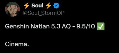 TheNeo_007's tweet photo. @Soul_StormOP You are the one rated genshin trash story 9.5 right?
I could understand if u were critiquing wuwa the same way but nope . 
In what messed up timeline genshin is 9.5 and wuwa 2.0 is 5.5 😶
Are we even playing the same game lol https://t.co/a1ilJ71yrp