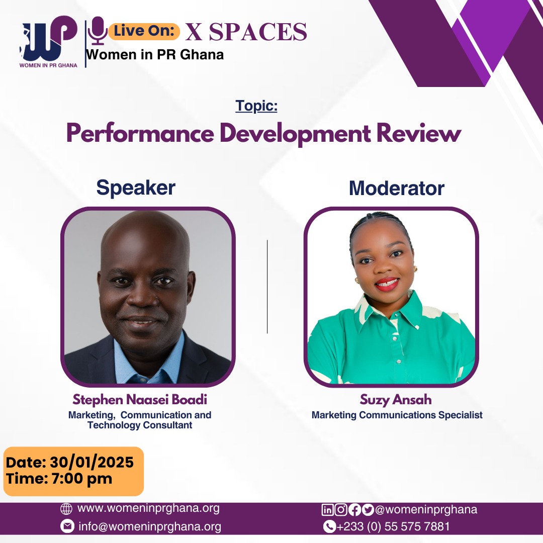 A new year presents a unique opportunity for reflection, re-alignment and re-focusing. It's a time to evaluate performance, reorder priorities and set clear  achievable goals.

Join our X Spaces conversation on Thursday, January 30, on the topic: Performance Development Review