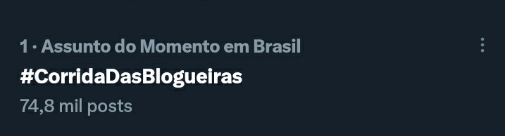 Denise_afb's tweet photo. Quase 05:00 da manhã e segue em primeiro lugar nos trends... sem contar que o BBB comeu poeira kkkkk #CorridaDasBlogueiras https://t.co/3yIZsCtPJJ