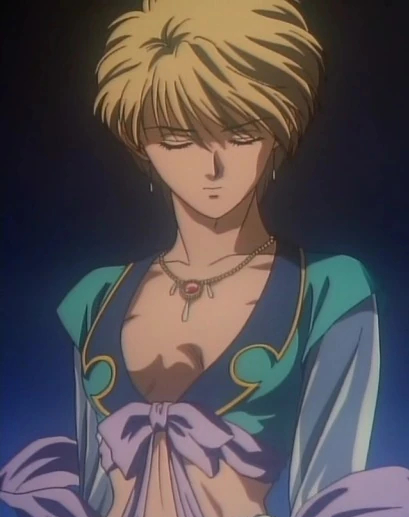 Today's anime #wcw is Yui Hongo from #FushigiYugi. Miaka's best friend turned rival has it tough in the book universe before becoming the Priestess of Seiryuu. Is she calling the shots, or is Nakago manipulating? 🥂

#VintageAnime #StudioPierrot #MediaBlasters #YuuWatase #Kanpai