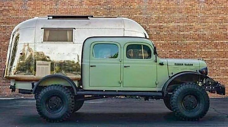 QuirkyRides's tweet image. #Airstream style #Dodge Power Wagon