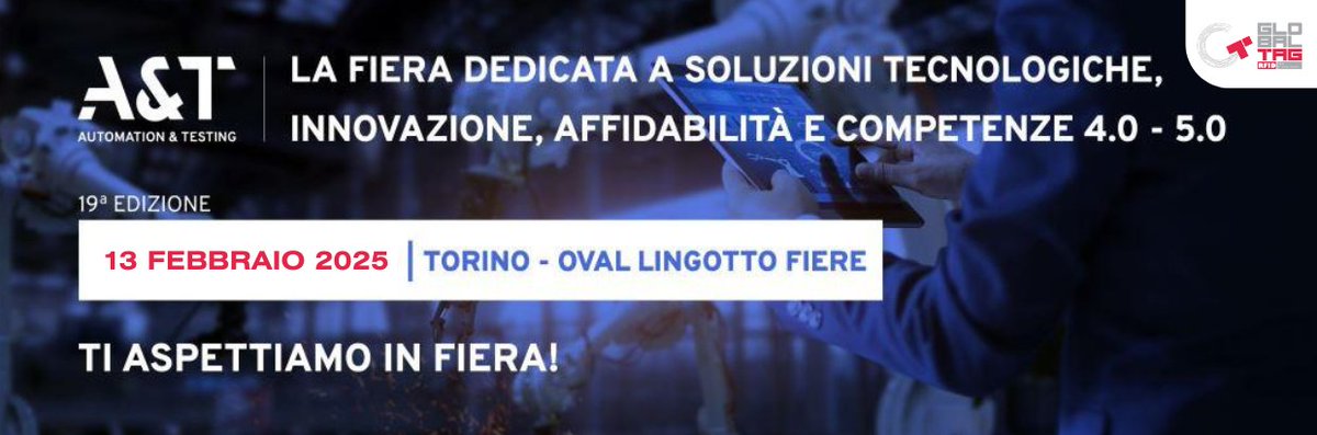 🚀“𝗥𝗙𝗜𝗗 𝗲 𝗕𝗹𝘂𝗲𝘁𝗼𝗼𝘁𝗵 𝗟𝗘 𝗶𝗻 𝗳𝗮𝗯𝗯𝗿𝗶𝗰𝗮: 𝗻𝘂𝗼𝘃𝗶 𝗽𝗿𝗼𝗱𝗼𝘁𝘁𝗶, 𝘀𝗲𝗿𝘃𝗶𝘇𝗶 𝗲 𝘀𝘁𝗼𝗿𝗶𝗲 𝗱𝗶 𝘀𝘂𝗰𝗰𝗲𝘀𝘀𝗼”

Ti aspettiamo al nostro workshop il 13/02/25 alle 14:00 all’Oval Lingotto di Torino!

#RFID #BluetoothLE #Automazione