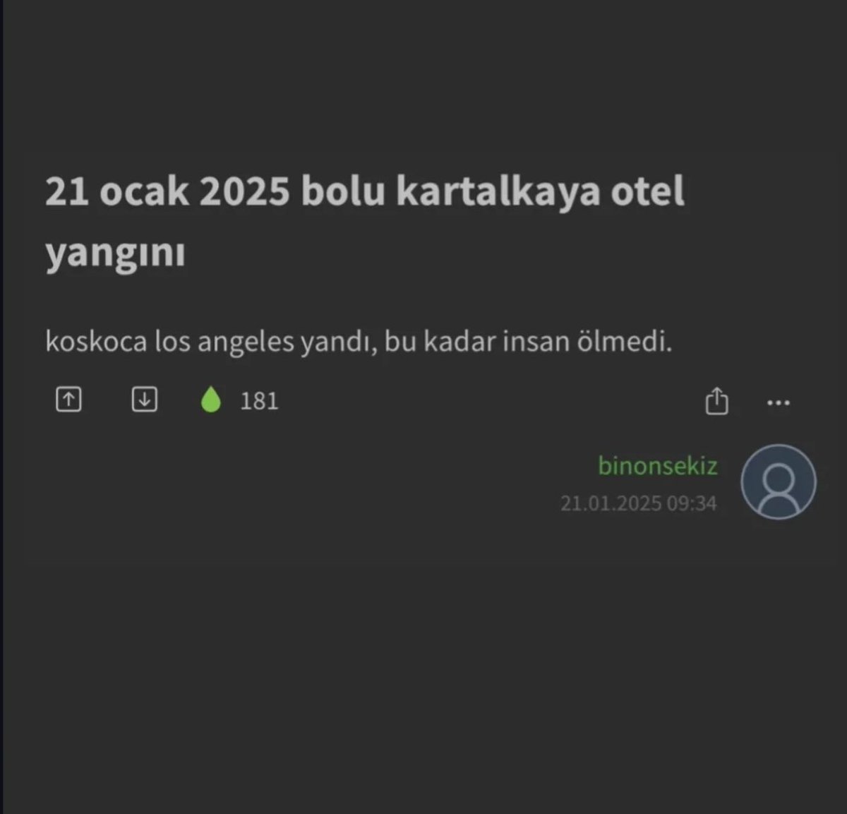 mrvslaycl's tweet photo. Soylenecek bir sey kalmadı. Onca aile , onca can..

#bolukartalkaya https://t.co/TeVVPFbfRx