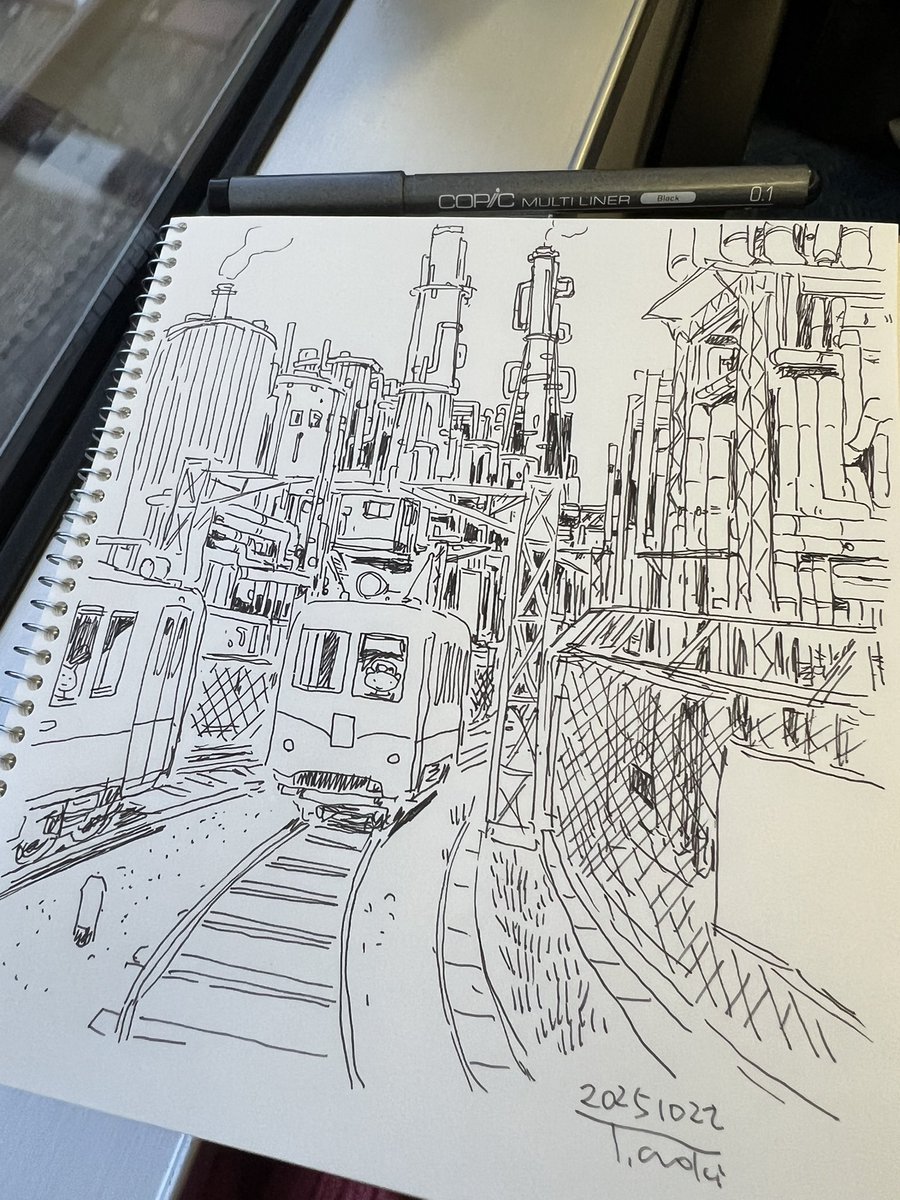 身延線に乗りながら描き鉄2 