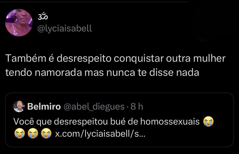nanimorgan2's tweet photo. O Tweet foi apagado mas tá aqui… agora tamo a espera dos prints da conquista com a parte dos nudes https://t.co/BN7x0FIGFh