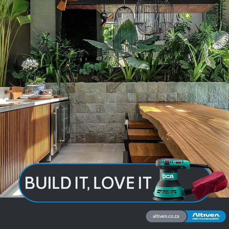 Altiven_za's tweet image. BUILD IT .. LOVE IT❤️🤍 
Fall in love with the finished product using the DCA sanders 
😃Let's sand together🔥😃
More info: WhatsApp: 074 277 7777 OR buff.ly/3OKcE5B 
#altiven #powertools #dcatools #industrial #woodsander #construction #carpenter #sander