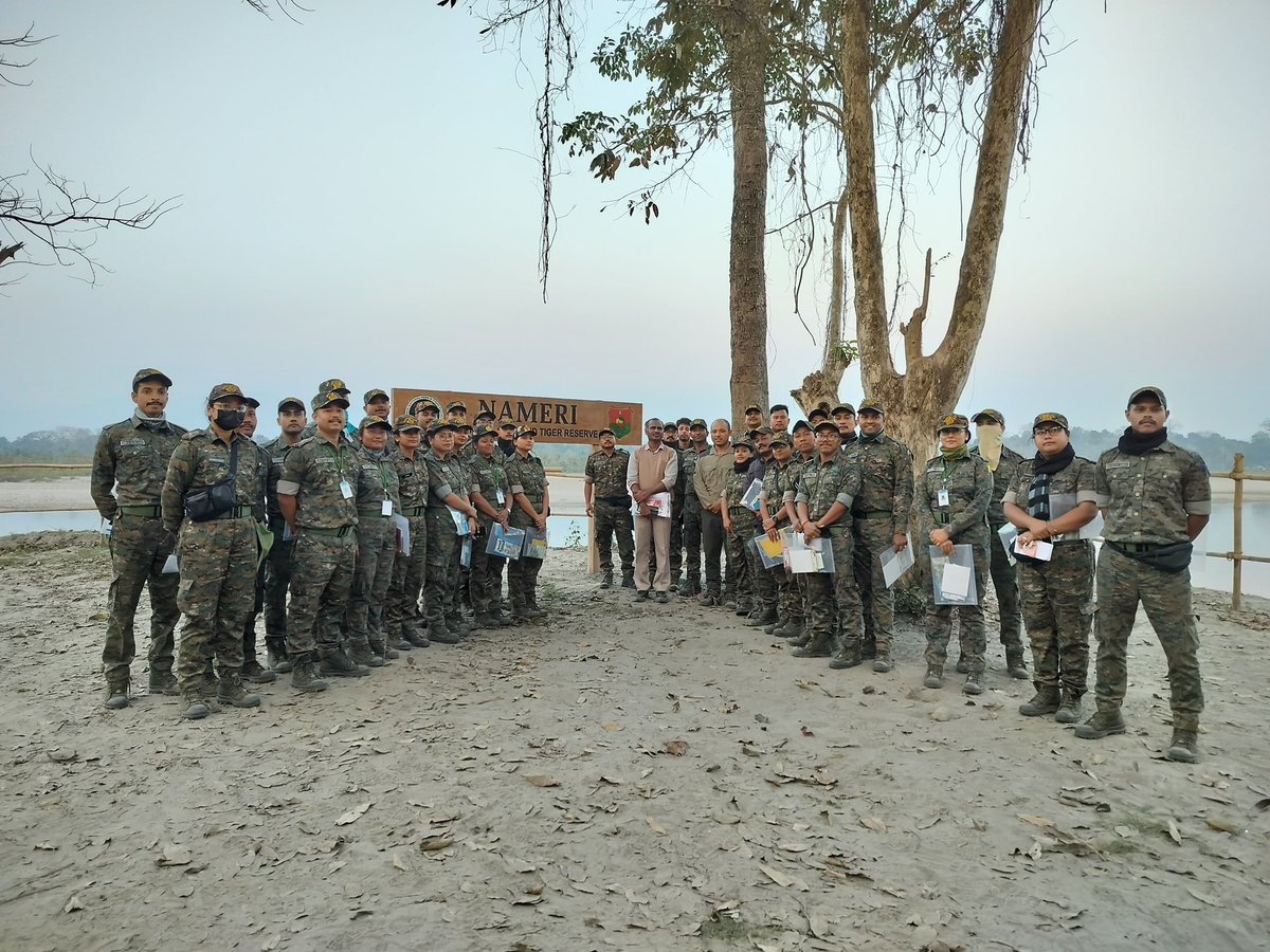 🐾🌿 Newly recruited Range Officers of Assam, currently training at Telangana Forest Academy, visited <a href="/namerinptr/">Nameri National Park & Tiger Reserve</a> as part of their tour program. Insightful interactions with the Director &amp; Range Officer enriched their understanding of field-level conservation! 🐘🌳🐅
<a href="/assamforest/">Assam Forest Department</a>