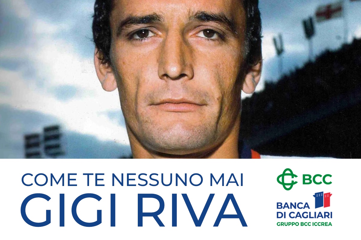 bancadicagliari's tweet photo. Un anno senza Gigi Riva, ma il suo cuore batte ancora con la Sardegna. ❤️💙
La Banca di Cagliari ricorda 𝗥𝗼𝗺𝗯𝗼 𝗱𝗶 𝗧𝘂𝗼𝗻𝗼, icona di forza, umiltà e orgoglio sardo. Un esempio che continuerà a ispirarci. Grazie, Gigi.
#GigiRiva #RomboDiTuono #OrgoglioSardo #Leggenda https://t.co/jXHaCLr1mH