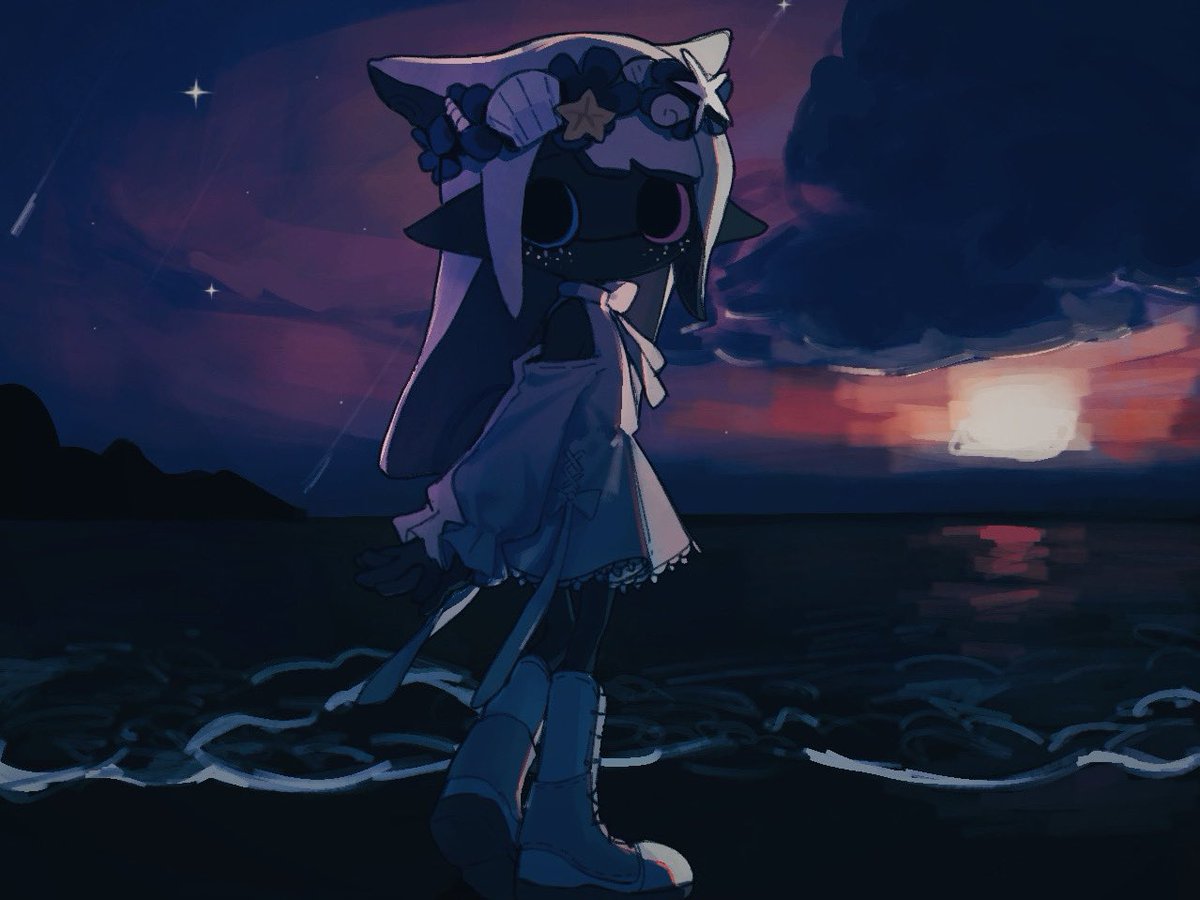 有在给oc拟成鱿鱼