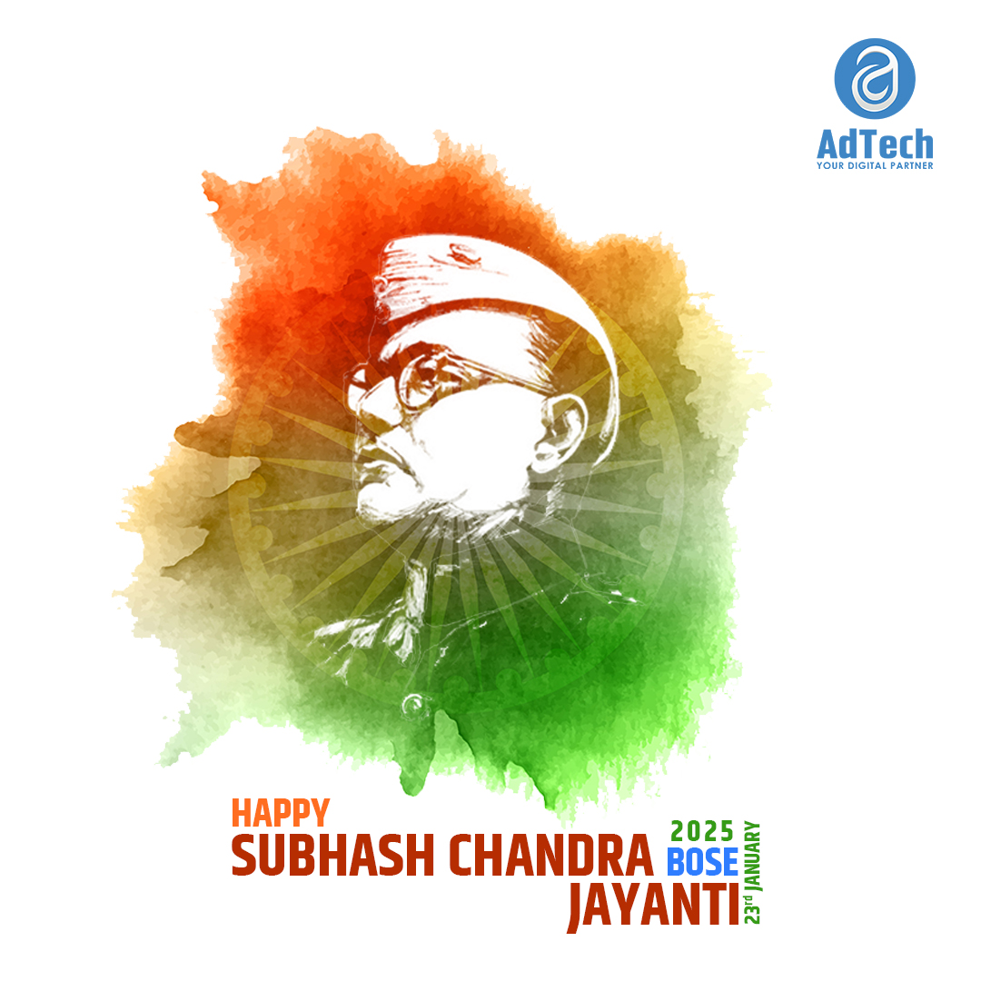🌟On Netaji Subhas Chandra Bose Jayanti, At AdTech Digital We Celebrate The Legacy Of A Visionary Freedom Fighter &amp; Fearless Leader Whose Courage, Patriotism &amp; Determination Continued To Inspire Many Generations.🙌
📞 Call Us At – 8308649555/80870530193
#AdTech #DigitalMarketing