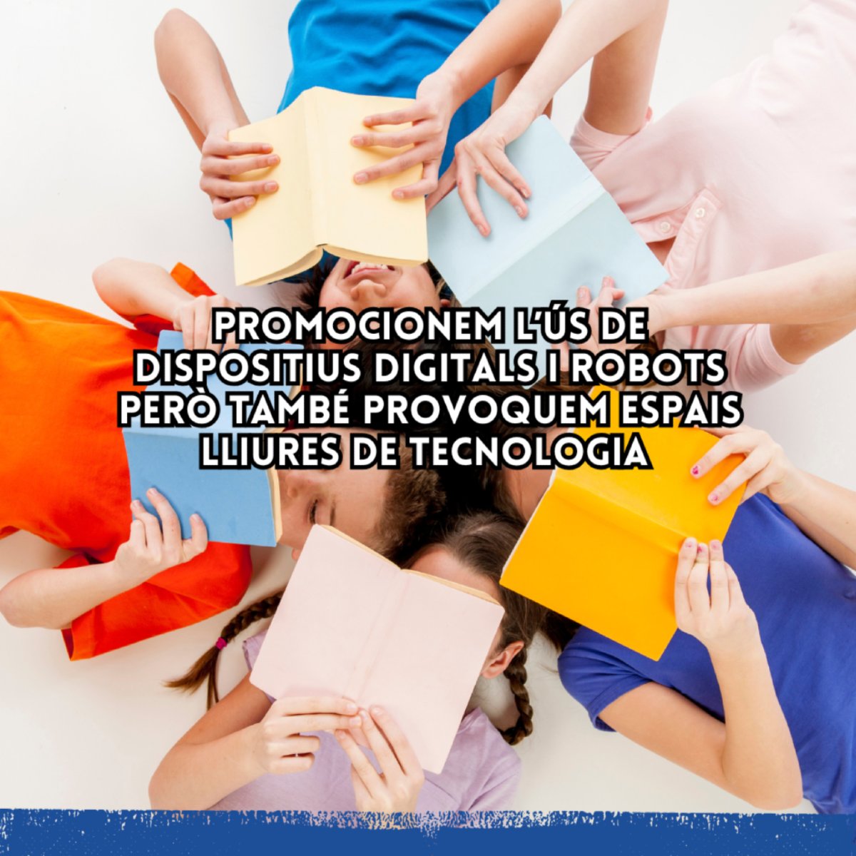 Manyanet_Reus's tweet photo. Al Manyanet formem alumnes més humans i digitals, on les tecnologies hi són presents per així facilitar i motivar l'aprenentatge de tothom, tenint en compte els seus interessos i les seves necessitats. Respectem els ritmes! 

#josocmanyanet #ambtotambtu #famíliamanyanet https://t.co/tmpetWQrnE