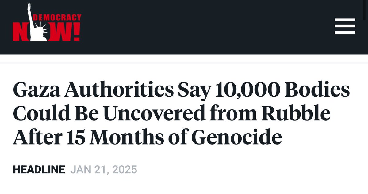 Headlines like this should be in every major media outlet.