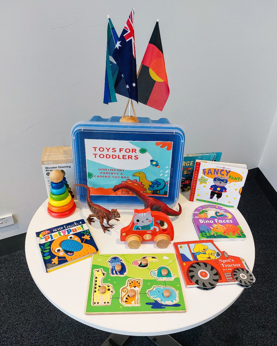 Studying at the Library at NUspace? Keep the little ones entertained with our portable toy packs, available to borrow from the Service Zone! 🎲📚 Perfect for a fun, distraction-free study session. 

Available during Library opening hours - check the Link in Bio!
