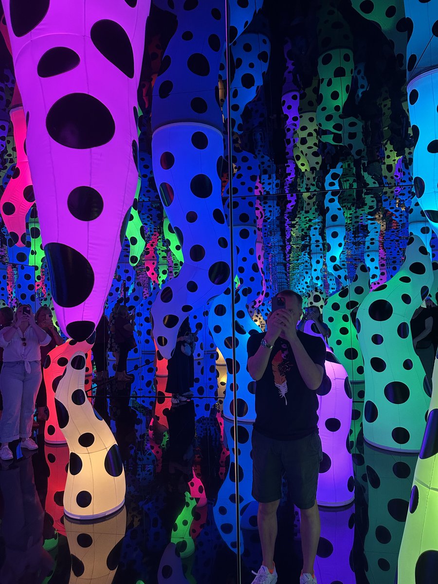 pjmurray_lab's tweet image. Great to be home in Melbourne for some summer weather, AO and the excellent Kasuma exhibition at the NGV. Great job to pull that together. The “tentacle” room is something else