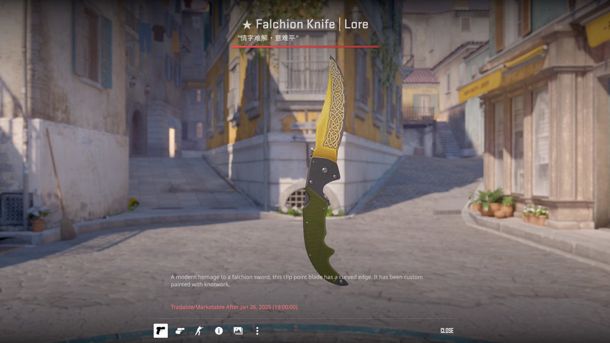 AugustMMXXIII's tweet photo. 🎁 Falchion Knife | Lore ($245)

✅ Join Discord https://t.co/A7L0Y2VmGp
✅ Click the 🎉 in the giveaway tab

⏱️ 14 Days https://t.co/g5KKJGeafT