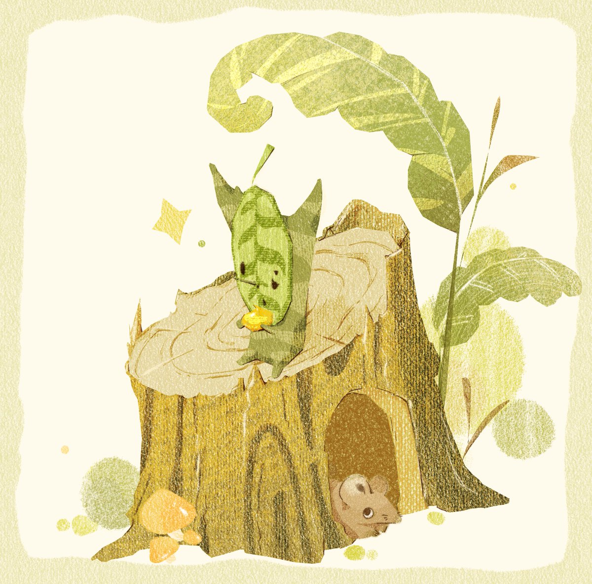 codicocodico's tweet image. Do not know what it is called in English

The Chinese would call it Yahaha. It&apos;s a creature from the Zelda game. I love them 💚💚 

#illustration #Zelda #ZeldaTearsOfTheKingdom