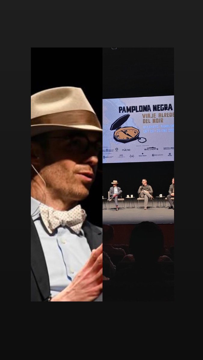 Tremendo ayer en <a href="/PamplonaNegra/">Pamplona Negra</a> Gracias a los cientos de lectores que nos acompañaron, a mis compañeros de mesa y a la impecable presentación de <a href="/AmaiaOtagar/">Amaia Otazu Garde</a> (lección de periodismo en directo) . Hoy más y ,quizás, mejor.