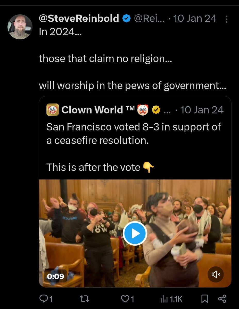 ReinboldSteven's tweet photo. @WatcherSR71 @brysongray Show the entire post 🤡 https://t.co/sjn49isUIG
