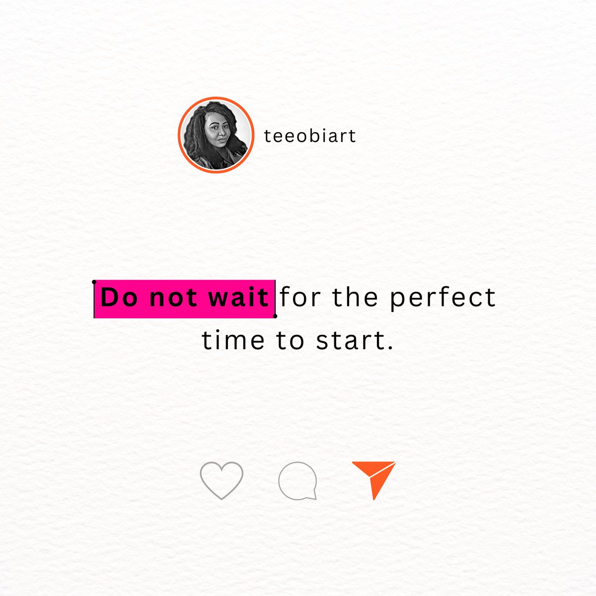 teeobii's tweet photo. Gm, starting imperfectly is better than not starting at all. Remember: Done is better than perfect💗🔌🧡 #Web3 #cryptojoblist https://t.co/dLPvXHNBKw