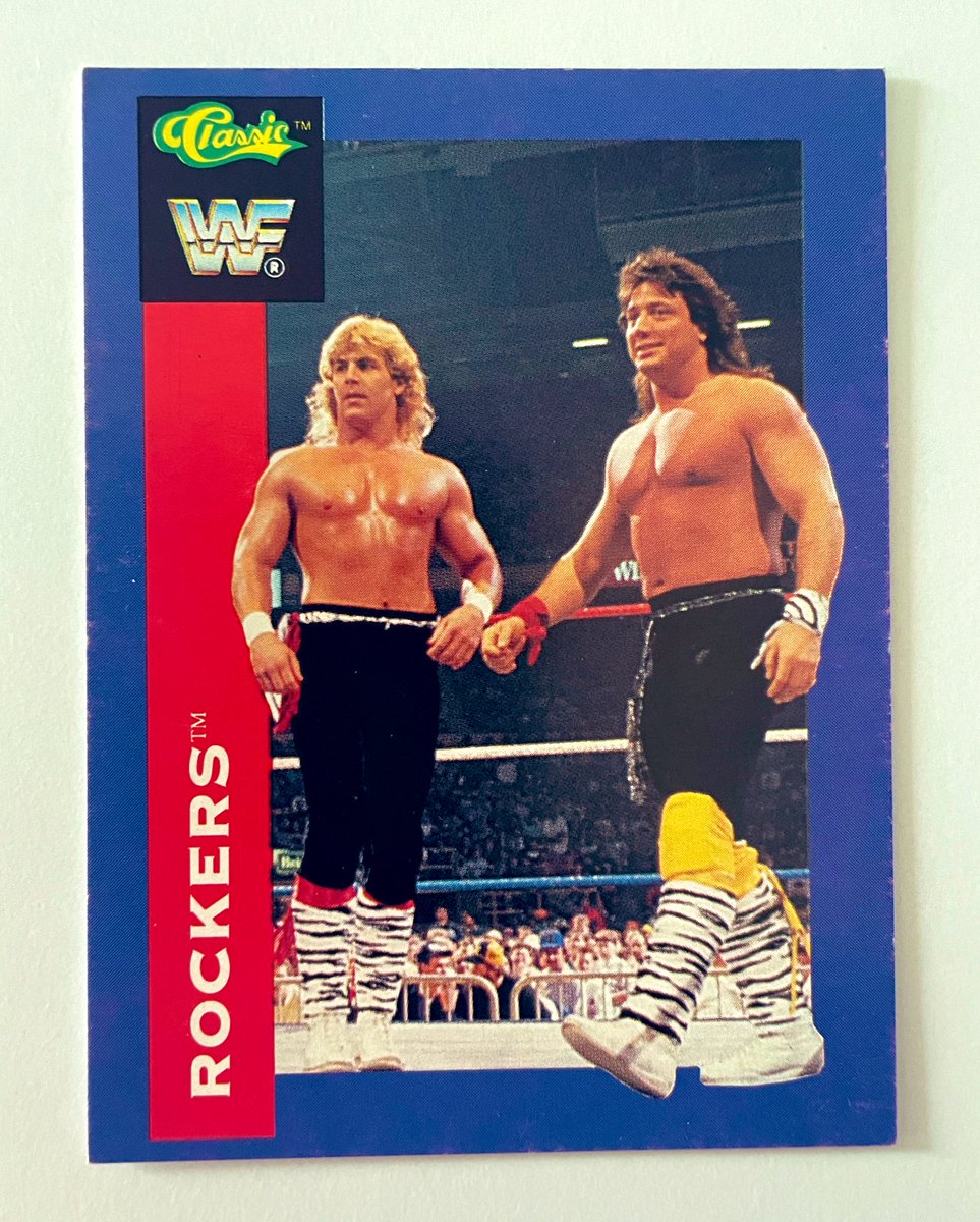 ShoneCold's tweet image. 🟦 #WrestlingCardWednesday 

WWF Classic 1991 Series 

🟢🟣🟢 THE ROCKERS 🟢🟣🟢

Shawn Michaels &amp;amp; Marty Jannetty

#PartyHard 🤘 

137/150