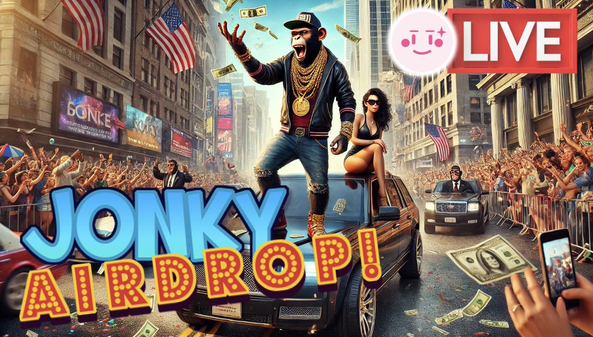MasterMofc's tweet photo. 🚨AIRDROP ALERT🚨
GM fam 😎 
What better way to start your day than by participating in an Airdrop? This is huge‼️
⭐️BASED TEAM, 5% of $JONKY supply will be airdropped tomorrow‼️

🫵Join the $JONKY fairlaunch! Even just with a☕️ penny! It is worth it! Thank me later 😊

https://t.co/HQtfaE9c8f

💸$100 in BNB will be sent to a random wallet 
✅Follow Me
✅Like and RT
✅Drop your wallet 👇+ #MasterM #JONKY #CallmeJonky and tag 3 influencers

LFG🚀

#CallmeJonky #JONKY

👇
https://t.co/gE3d75kMev