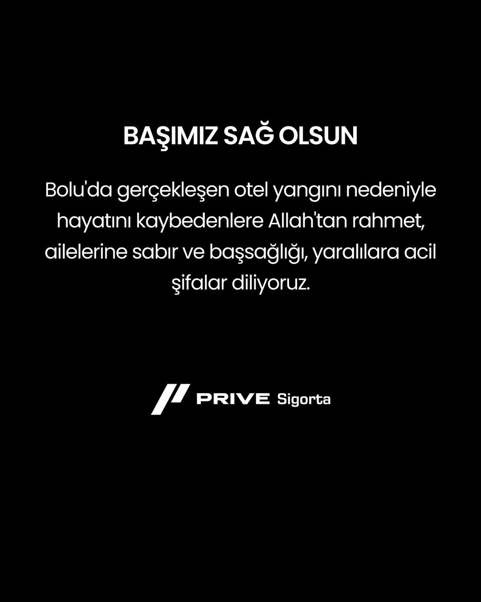 PriveSigorta's tweet photo. Başımız Sağ Olsun. https://t.co/O8c2YmFgu0
