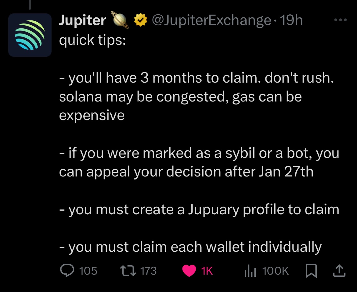 jup_uplink's tweet photo. "Don’t rush"

Ignore that, today we break the internet 😏 https://t.co/wcFZ80NaK6