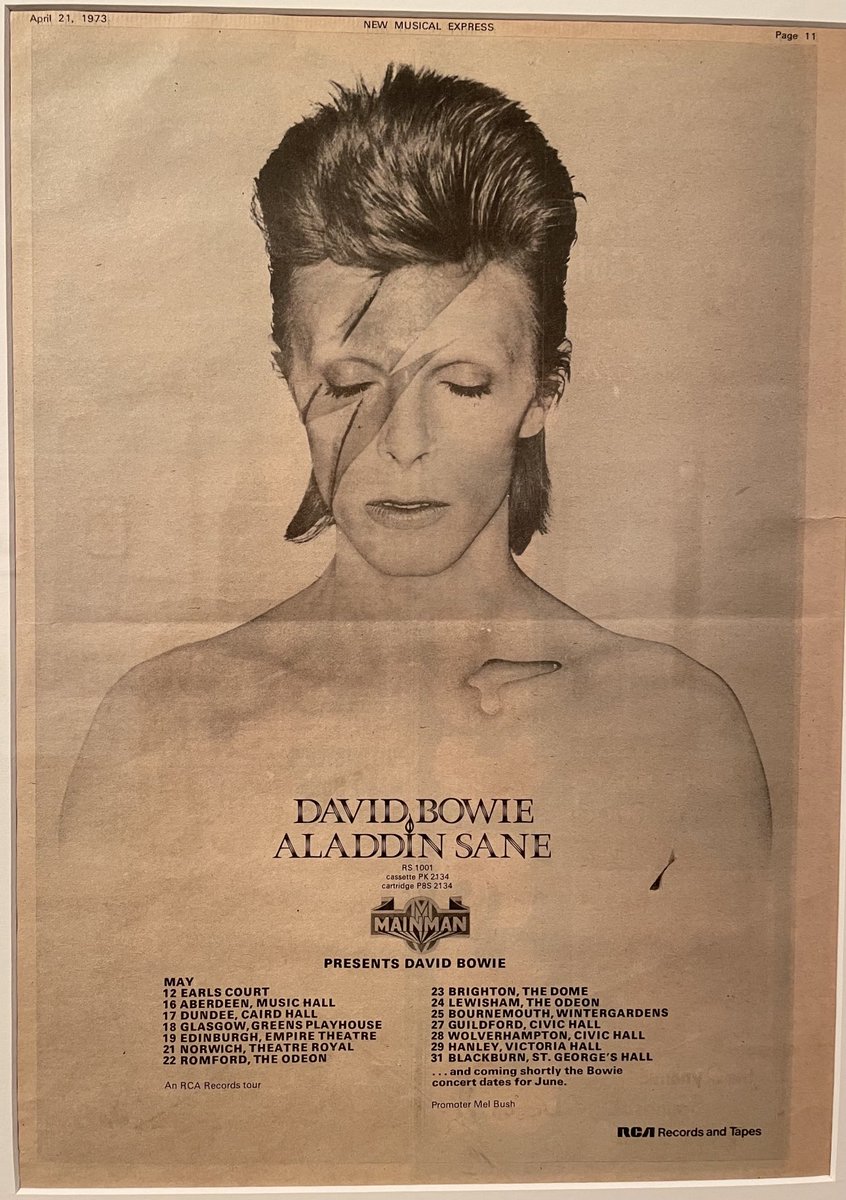 In 1973 I saw this poster, bought a ticket &amp; hitched to London ⚡️