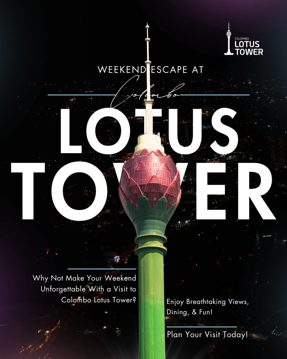 Colombo Lotus Tower tweet media
