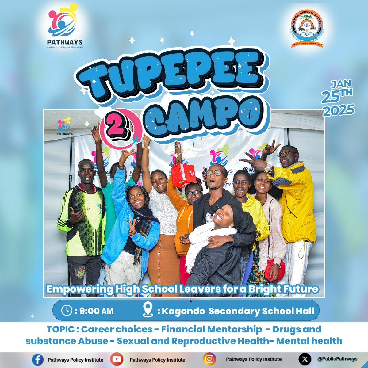 Starting Campo/ Colle / university is a big deal!
It’s exciting but can also feel like stepping into the unknown. That’s why #Tupepee2Campo is here to guide you through this new journey to Campo and beyond. Don’t miss out!
#Tupepee2Campo