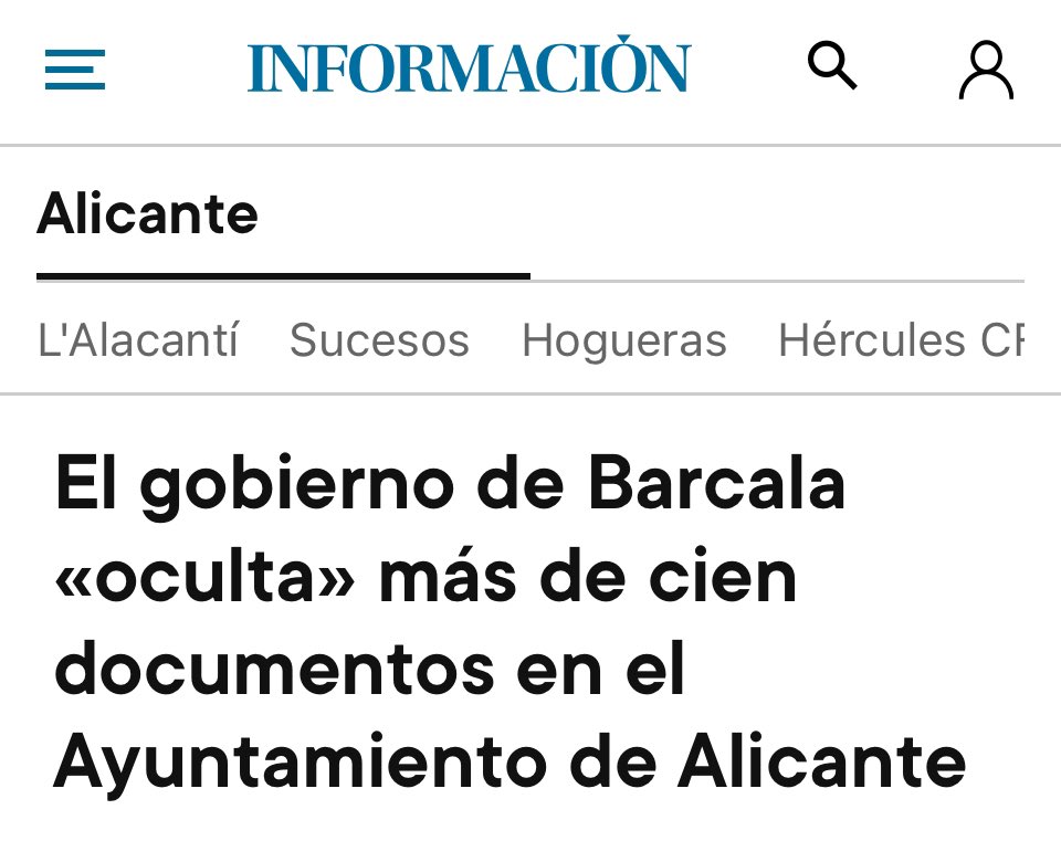 Un alcalde que gobierna como si la ciudad fuera suya.

Esconde documentación a la oposición, ignora al Síndic, no atiende a la prensa, no recibe a colectivos, desprecia al funcionariado. 

Seguiremos luchando para devolver la democracia y la transparencia al <a href="/alicanteayto/">Ayuntamiento Alicante</a>