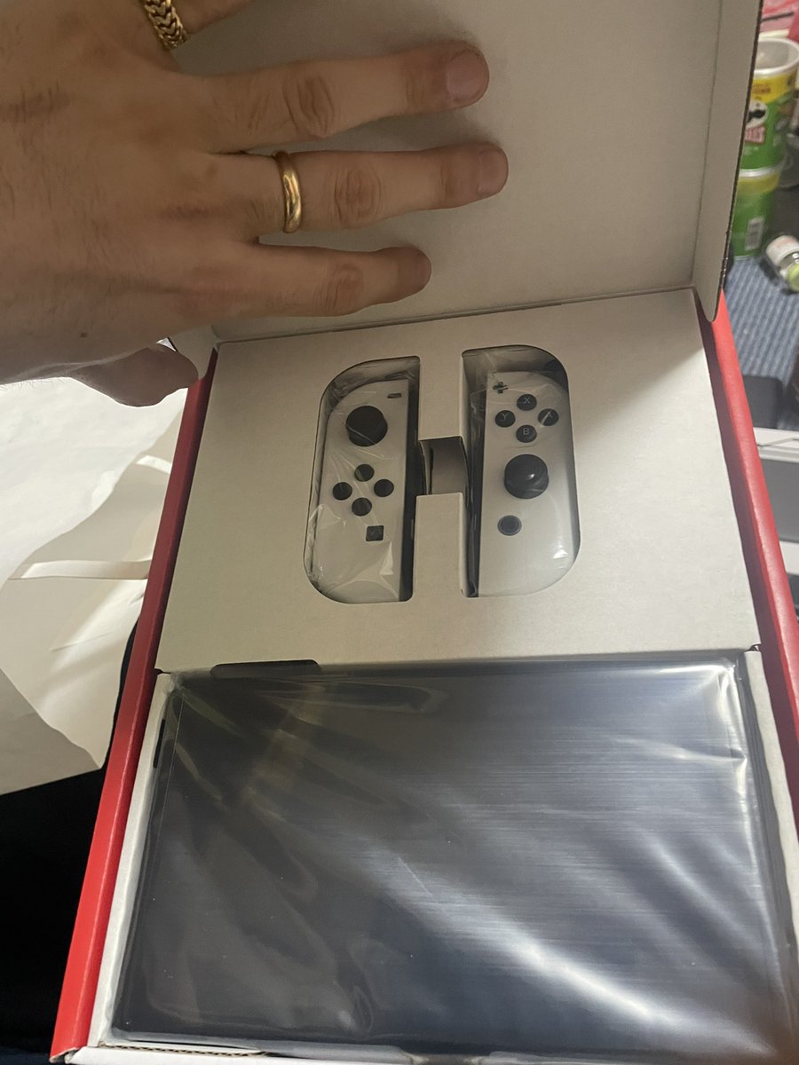 【匿名発送】おまけ付き⭐️ほぼ未使用✨有機ELモデル　ホワイト Switch 有機ELモデル ホワイト 【新品 未使用品】 本体と箱のみ