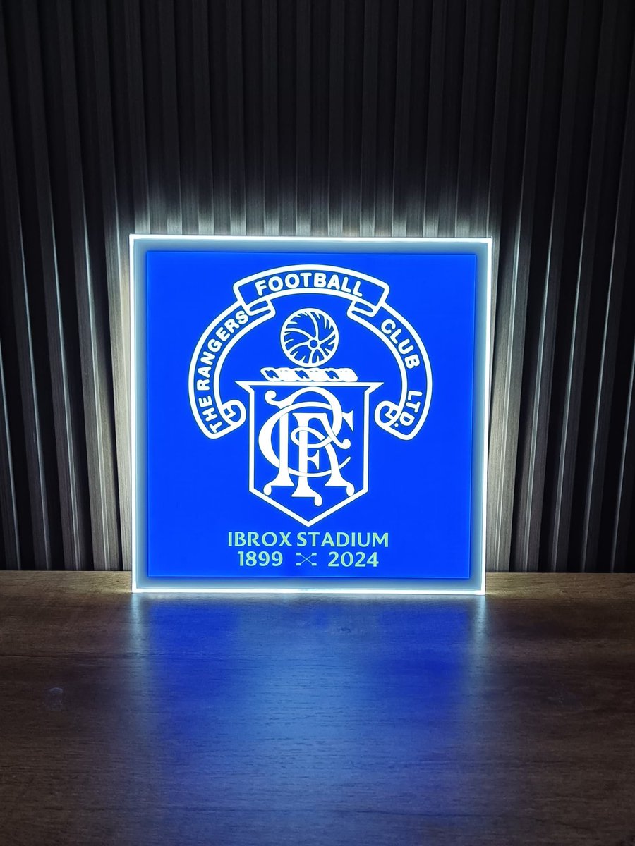 LEDDESIGNS1's tweet image. Couple of new Rangers LED lights 😍

🔴⚪️🔵