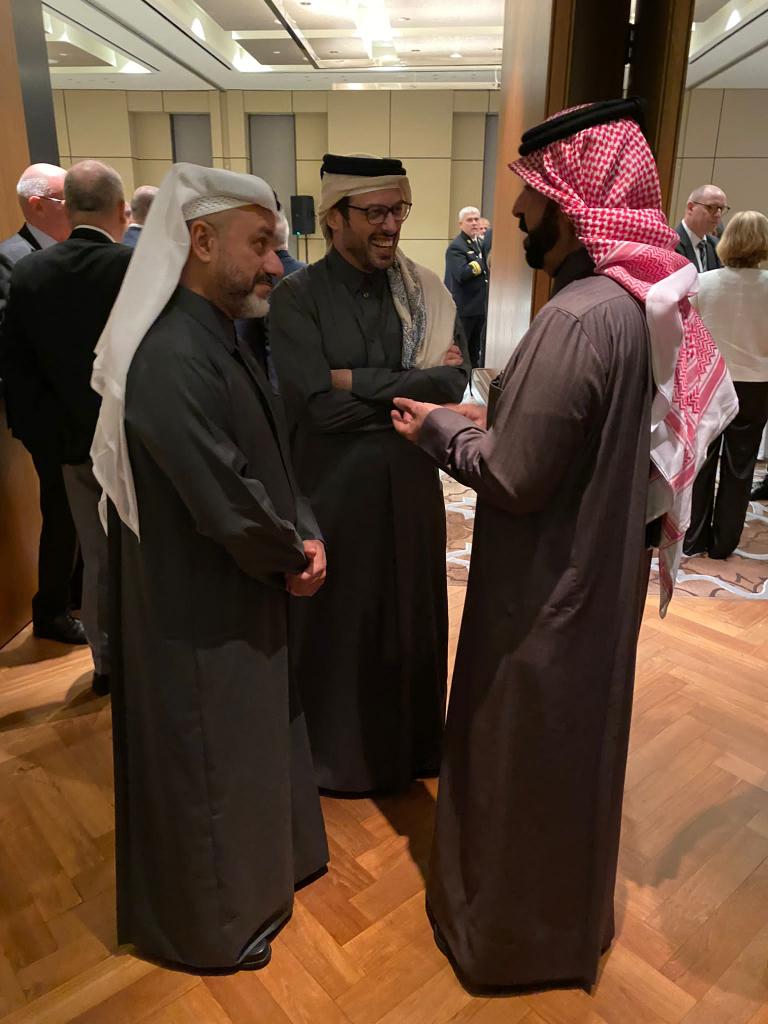 PLinQatar's tweet photo. On 19.01 a reception was held in Doha on the occasion of 🇵🇱 assuming the Presidency of the @EUCouncil. Head of Mission Mr. Tomasz Sadzinski presented the priorities of the Polish Presidency, which revolve around strengthening multi-faceted security.
#securityeurope
@POLAND25EU https://t.co/eXQ4XWw7dH
