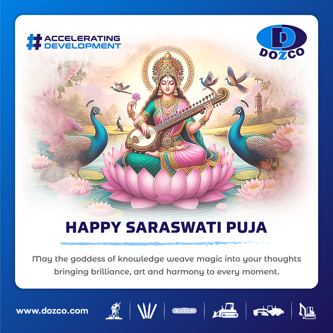 🪷 Happy Saraswati Puja

📚 On the auspicious occasion of Saraswati Puja, let us seek blessings of goddess who empowers learning, creativity and progress. 🎶

🎸 May her grace open new doors of opportunity and lead us toward success and fulfillment. ✨

#HAPPYSARASWATIPUJA #DOZCO