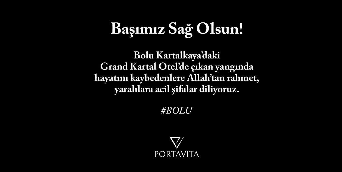 Geçmiş olsun #Bolu

Bolu Kartalkaya’daki Grand Kartal Otel’de çıkan yangında hayatını kaybedenlere Allah’tan rahmet, yaralılara acil şifalar diliyoruz.

#Türkiye #Yangın #GeçmişOlsun