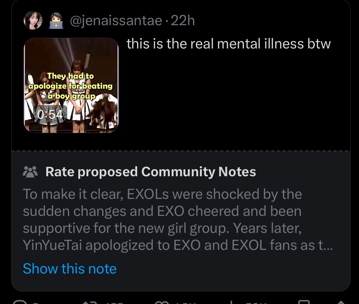 THEENANZ's tweet photo. I love  community notes https://t.co/zcX4grDHZC