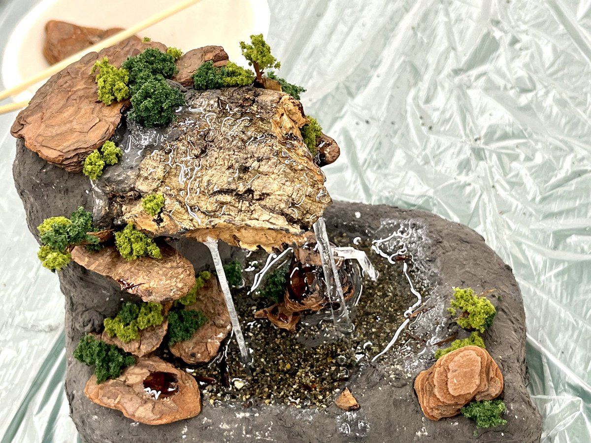 ジョイフル本田千葉ニュータウン店さん #ジオラマ 教室「透明レジンで