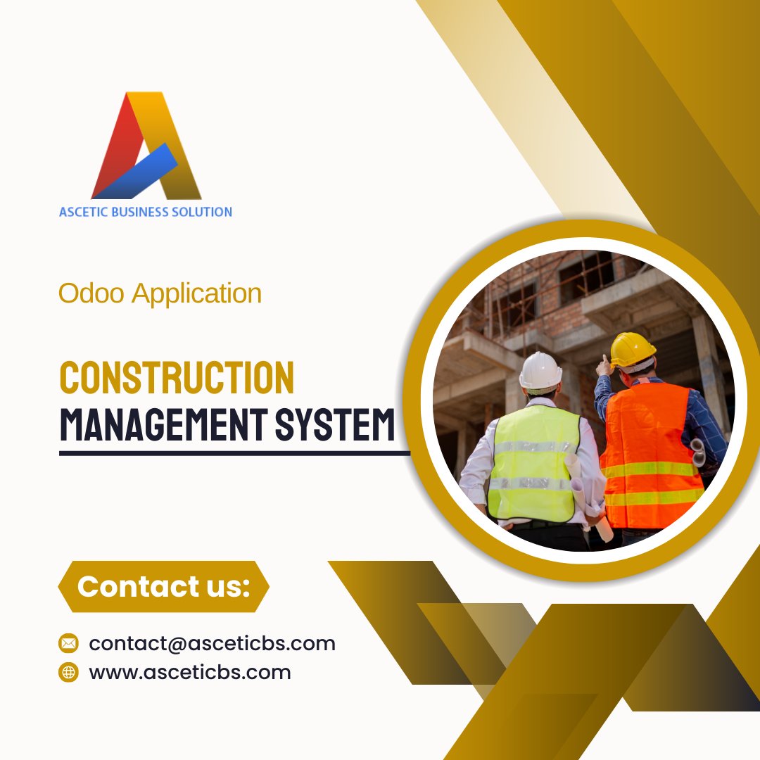 AsceticBs's tweet image. 🏗️Empower your construction business with Odoo’s tailored application for better results.
📧 Contact us at: contact@asceticbs.com
🌐 Learn more: apps.odoo.com/apps/modules/1…
#ConstructionManagement #OdooApplication #AsceticBusinessSolution #Efficiency #Innovation