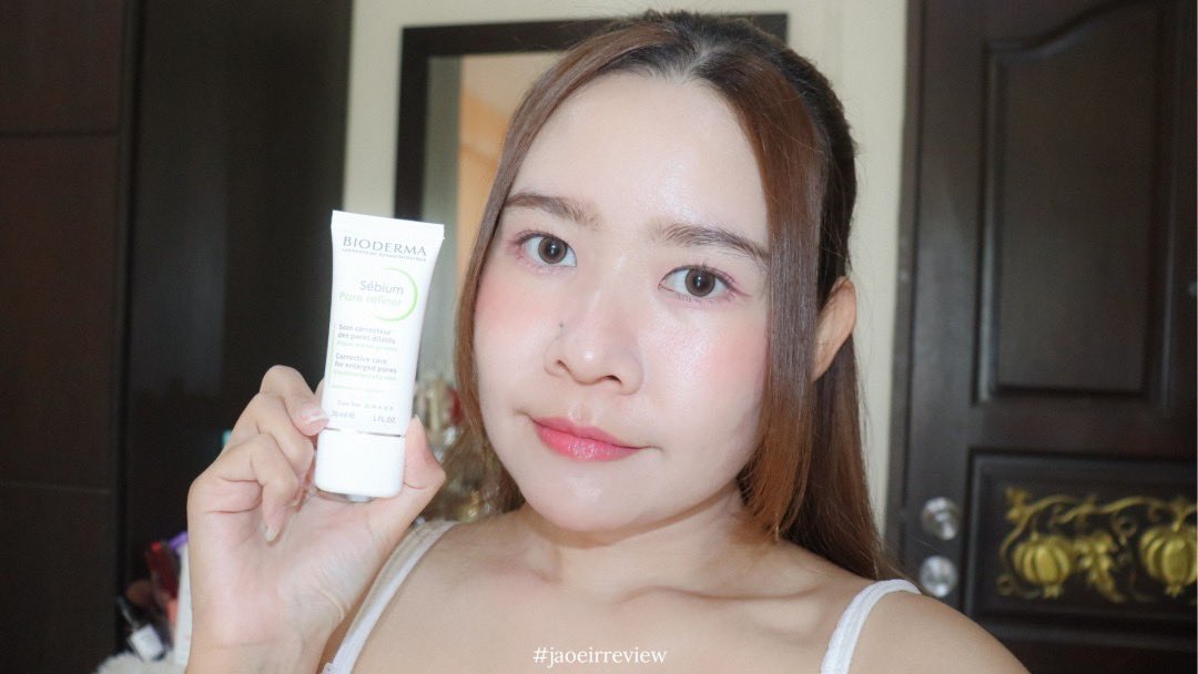 miimeir's tweet photo. ชาวผิวมันรูขุมขนกว้างมาทางนี้เลออ Bioderma Sebium Pore refiner เนื้อเจลครีมแต่ซึมไวไม่เหนอะหนะผิว ช่วยควบคุมความมันส่วนเกินและกระชับรูขุมขน แต่งหน้าแล้วความมันออกมาน้อยลงแบบเห็นได้ชัดเลยอะ ชอบมากกก ลดการเกิดสิวอุดตันด้วย #BiodermaThailand #Sebium #PoreRefiner #มอยซ์เจอร์ไรเซอร์คุมมันหน้าแมท