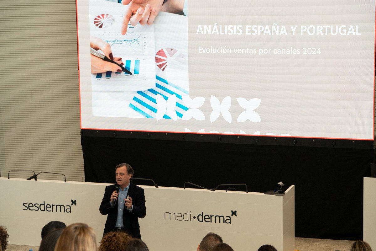 La semana pasada celebramos nuestra primera reunión de ventas del 2025 🙌 Toda la red comercial de España y Portugal de Sesderma y <a href="/MedidermaPro/">Mediderma Professional Care</a> ha asistido a estas dos intensas jornadas de formaciones y presentaciones de nuevos lanzamientos. 

Gracias a todos. 

#sesderma