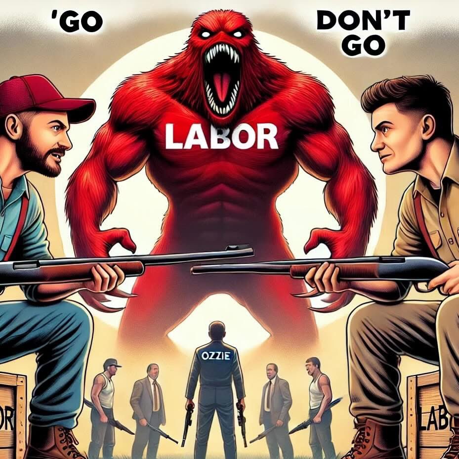 OzzieReviews's tweet photo. Can’t you see the real enemy coming?
#ozziereviews #unite #labor #nationals #liberals #wa #westernaustralia #ssaa #shootersunion #gunrights #gunrally #wakeup https://t.co/nw58FxF12z