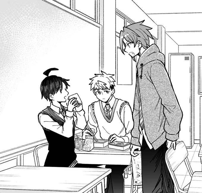 ふたりの会話も上の空😢 