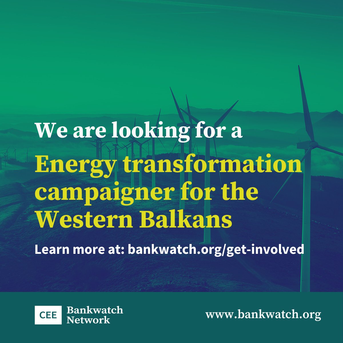 🌍 We're looking for an Energy Transformation Campaigner to help lead the charge in the Western Balkans. If you're passionate about tackling fossil fuels, promoting sustainable energy, and pushing for a zero-carbon future, this is your chance to make a real impact. 

💡 Be part