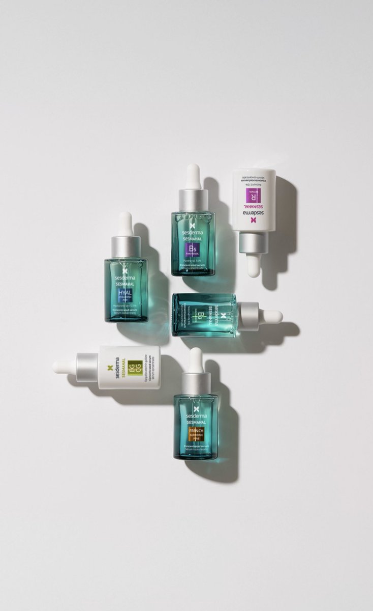 SESMAHAL está formulada con triple ácido hialurónico de tres pesos moleculares y activos altamente efectivos,  además hay uno para cada necesidad 👇

◽ SESMAHAL HYAL 
◽ SESMAHAL B3
◽ SESMAHAL B5
◽ SESMAHAL FRENCH MARITIME PINE 
◽ SESMAHAL RETINOL
◽ SESMAHAL EGCG