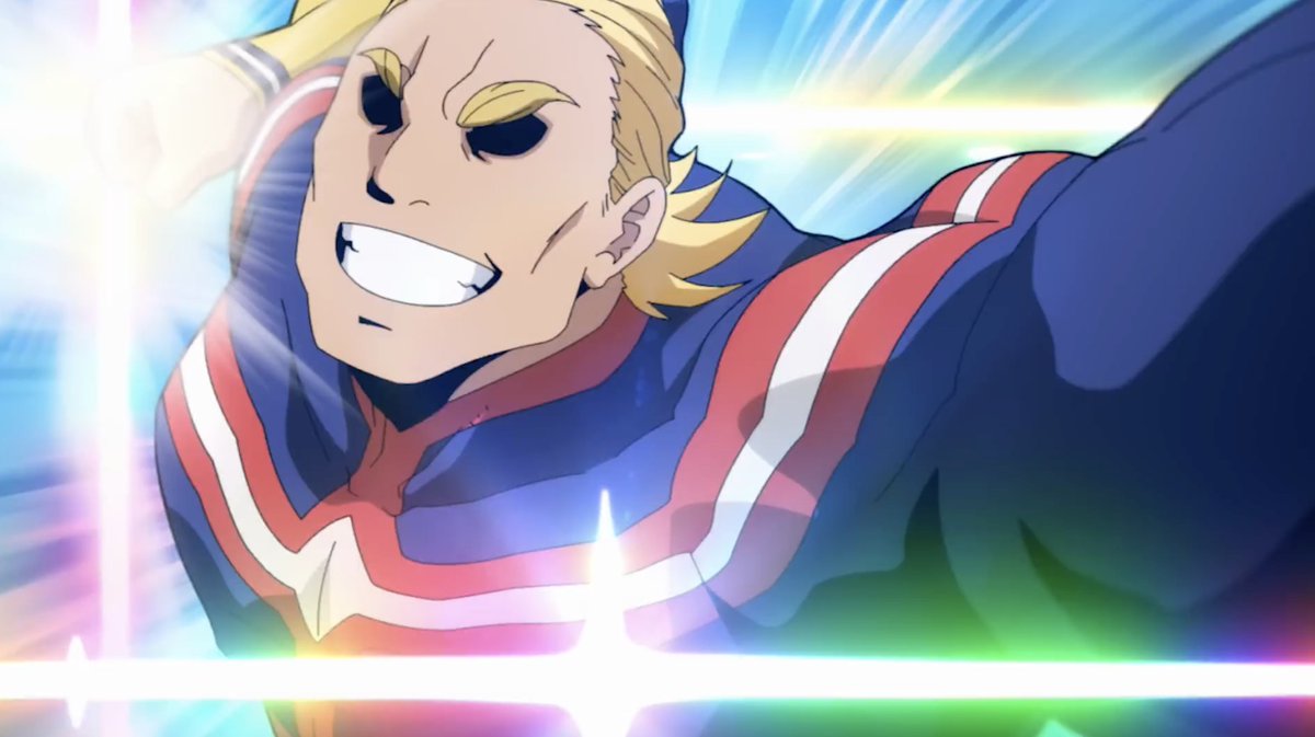 BrandiMorrow44's tweet photo. All Might sighting in the new MHA "Vigilantes" teaser trailer #MyHeroAcademia #MHA https://t.co/jcE2Yhsv1p