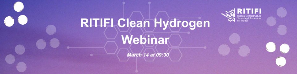 RITIFI_project's tweet image. 💡 Webinar on Clean Hydrogen Innovation – March 14!

Discover how #ResearchInfrastructures &amp;amp; #TechnologyInfrastructures are driving clean hydrogen advancements by tackling accessibility, funding, and safety challenges.

👉 Sign up for the event at indico.ess.eu/event/3726/