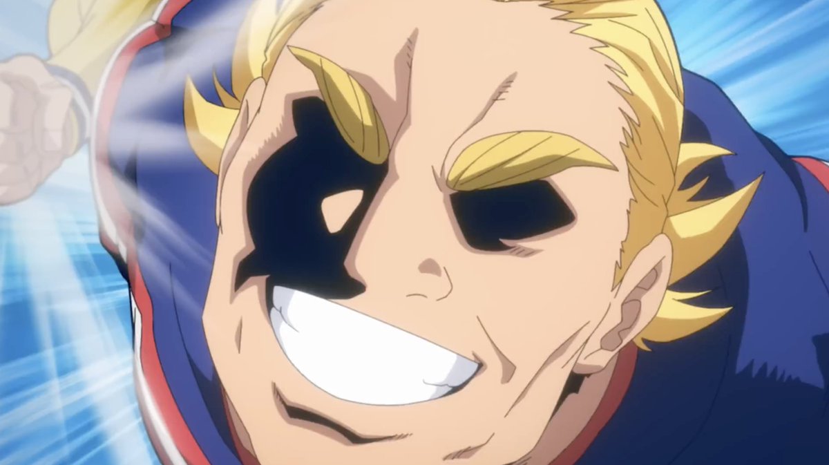 BrandiMorrow44's tweet photo. All Might sighting in the new MHA "Vigilantes" teaser trailer #MyHeroAcademia #MHA https://t.co/jcE2Yhsv1p