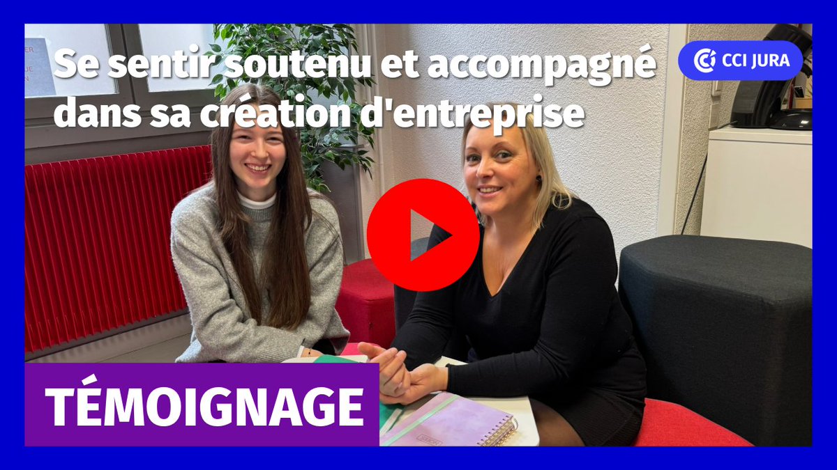 [🅡🅔🅟🅞🅡🅣🅐🅖🅔] Création d'entreprise - Boostez votre projet avec les outils de la CCI JURA 🤝

📷 Découvrez comment Maud et Solène, 2 entrepreneuses en devenir, bénéficient de l’accompagnement de la CCI pour concrétiser leurs projets. 🚀

➡️ youtube.com/watch?v=qkoc-b…